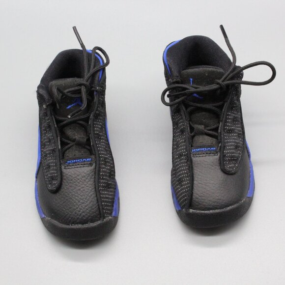 Air Jordan 13 Retro TD Black Royal Size 8C Kids Sneakers - Picture 7 of 7